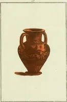 An illustration from Antiquités étrusques, grecques et romaines : ou les beaux vases étrusques, grecs et romains, et les peintures rendues avec les couleurs qui leur sont propres (1787)