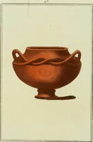 An illustration from Antiquités étrusques, grecques et romaines : ou les beaux vases étrusques, grecs et romains, et les peintures rendues avec les couleurs qui leur sont propres (1787)