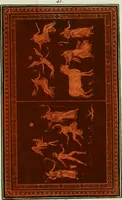 An illustration from Antiquités étrusques, grecques et romaines : ou les beaux vases étrusques, grecs et romains, et les peintures rendues avec les couleurs qui leur sont propres (1787)