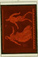 An illustration from Antiquités étrusques, grecques et romaines : ou les beaux vases étrusques, grecs et romains, et les peintures rendues avec les couleurs qui leur sont propres (1787)