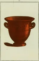 An illustration from Antiquités étrusques, grecques et romaines : ou les beaux vases étrusques, grecs et romains, et les peintures rendues avec les couleurs qui leur sont propres (1787)