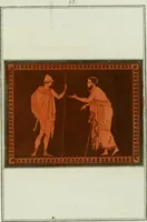 An illustration from Antiquités étrusques, grecques et romaines : ou les beaux vases étrusques, grecs et romains, et les peintures rendues avec les couleurs qui leur sont propres (1787)