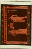 An illustration from Antiquités étrusques, grecques et romaines : ou les beaux vases étrusques, grecs et romains, et les peintures rendues avec les couleurs qui leur sont propres (1787)