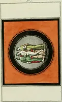 Picture 2 of 71 from Antiquités étrusques, grecques et romaines : ou les beaux vases étrusques, grecs et romains, et les peintures rendues avec les couleurs qui leur sont propres (1787), leaf 154