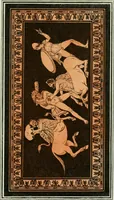 An illustration from Antiquités étrusques, grecques et romaines : ou les beaux vases étrusques, grecs et romains, et les peintures rendues avec les couleurs qui leur sont propres (1787)