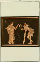 An illustration from Antiquités étrusques, grecques et romaines : ou les beaux vases étrusques, grecs et romains, et les peintures rendues avec les couleurs qui leur sont propres (1787)