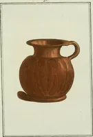 An illustration from Antiquités étrusques, grecques et romaines : ou les beaux vases étrusques, grecs et romains, et les peintures rendues avec les couleurs qui leur sont propres (1787)