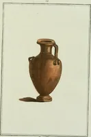 An illustration from Antiquités étrusques, grecques et romaines : ou les beaux vases étrusques, grecs et romains, et les peintures rendues avec les couleurs qui leur sont propres (1787)