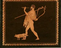 An illustration from Antiquités étrusques, grecques et romaines : ou les beaux vases étrusques, grecs et romains, et les peintures rendues avec les couleurs qui leur sont propres (1787)