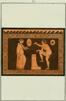 An illustration from Antiquités étrusques, grecques et romaines : ou les beaux vases étrusques, grecs et romains, et les peintures rendues avec les couleurs qui leur sont propres (1787)