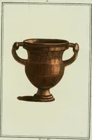 An illustration from Antiquités étrusques, grecques et romaines : ou les beaux vases étrusques, grecs et romains, et les peintures rendues avec les couleurs qui leur sont propres (1787)