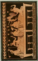 An illustration from Antiquités étrusques, grecques et romaines : ou les beaux vases étrusques, grecs et romains, et les peintures rendues avec les couleurs qui leur sont propres (1787)