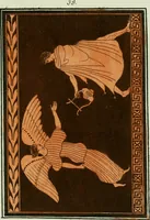 An illustration from Antiquités étrusques, grecques et romaines : ou les beaux vases étrusques, grecs et romains, et les peintures rendues avec les couleurs qui leur sont propres (1787)