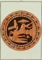 Picture 43 of 69 from Antiquités étrusques, grecques et romaines : ou les beaux vases étrusques, grecs et romains, et les peintures rendues avec les couleurs qui leur sont propres (1787), leaf 280