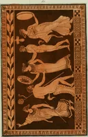 Picture 60 of 69 from Antiquités étrusques, grecques et romaines : ou les beaux vases étrusques, grecs et romains, et les peintures rendues avec les couleurs qui leur sont propres (1787), leaf 314