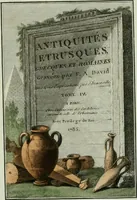 An illustration from Antiquités étrusques, grecques et romaines : ou les beaux vases étrusques, grecs et romains, et les peintures rendues avec les couleurs qui leur sont propres (1787)