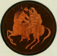 An illustration from Antiquités étrusques, grecques et romaines : ou les beaux vases étrusques, grecs et romains, et les peintures rendues avec les couleurs qui leur sont propres (1787)