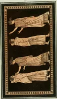An illustration from Antiquités étrusques, grecques et romaines : ou les beaux vases étrusques, grecs et romains, et les peintures rendues avec les couleurs qui leur sont propres (1787)
