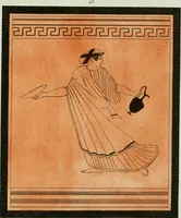 An illustration from Antiquités étrusques, grecques et romaines : ou les beaux vases étrusques, grecs et romains, et les peintures rendues avec les couleurs qui leur sont propres (1787)