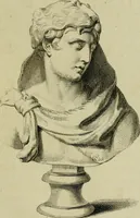 An illustration from A description of the antiquities and curiosities in Wilton-House : illustrated with twenty-five engravings of some of the capital statues, bustos and relievos : in this work are introduced the anecdotes and remarks of Thomas earl of Pembroke, who collected these antiques, now first published from His Lordship's mss. (1769)