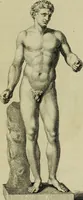 An illustration from A description of the antiquities and curiosities in Wilton-House : illustrated with twenty-five engravings of some of the capital statues, bustos and relievos : in this work are introduced the anecdotes and remarks of Thomas earl of Pembroke, who collected these antiques, now first published from His Lordship's mss. (1769)