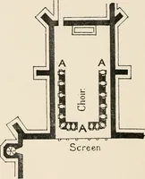 An illustration from Antiquities and curiosities of the church (1897)
