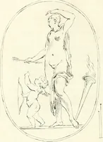 An illustration from Antiquities explained : being a collection of figured gems, illustrated by similar descriptions taken from the classics (1737)