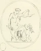 An illustration from Antiquities explained : being a collection of figured gems, illustrated by similar descriptions taken from the classics (1737)