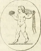 An illustration from Antiquities explained : being a collection of figured gems, illustrated by similar descriptions taken from the classics (1737)