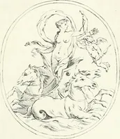 An illustration from Antiquities explained : being a collection of figured gems, illustrated by similar descriptions taken from the classics (1737)