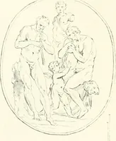 An illustration from Antiquities explained : being a collection of figured gems, illustrated by similar descriptions taken from the classics (1737)