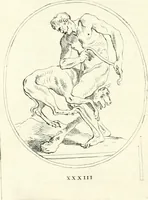 An illustration from Antiquities explained : being a collection of figured gems, illustrated by similar descriptions taken from the classics (1737)