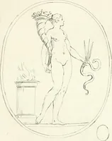 Picture 53 of 58 from Antiquities explained : being a collection of figured gems, illustrated by similar descriptions taken from the classics (1737), leaf 306