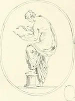 An illustration from Antiquities explained : being a collection of figured gems, illustrated by similar descriptions taken from the classics (1737)