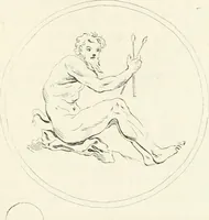 An illustration from Antiquities explained : being a collection of figured gems, illustrated by similar descriptions taken from the classics (1737)
