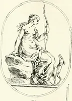 An illustration from Antiquities explained : being a collection of figured gems, illustrated by similar descriptions taken from the classics (1737)