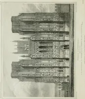 An illustration from The history and antiquities of the cathedral church of Wells: illustrated by a series of engravings, of views, elevations, plans, and details of the architecture of that edifice; including biographical anecdotes of the bishops of the see of Bath and Wells (1824)