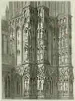 An illustration from The history and antiquities of the cathedral church of Wells: illustrated by a series of engravings, of views, elevations, plans, and details of the architecture of that edifice; including biographical anecdotes of the bishops of the see of Bath and Wells (1824)