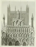 An illustration from The history and antiquities of the cathedral church of Wells: illustrated by a series of engravings, of views, elevations, plans, and details of the architecture of that edifice; including biographical anecdotes of the bishops of the see of Bath and Wells (1824)