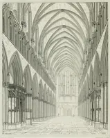 An illustration from The history and antiquities of the cathedral church of Wells: illustrated by a series of engravings, of views, elevations, plans, and details of the architecture of that edifice; including biographical anecdotes of the bishops of the see of Bath and Wells (1824)