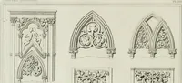 An illustration from The history and antiquities of the cathedral church of Wells: illustrated by a series of engravings, of views, elevations, plans, and details of the architecture of that edifice; including biographical anecdotes of the bishops of the see of Bath and Wells (1824)