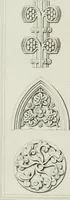 An illustration from The history and antiquities of the cathedral church of Wells: illustrated by a series of engravings, of views, elevations, plans, and details of the architecture of that edifice; including biographical anecdotes of the bishops of the see of Bath and Wells (1824)