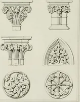 An illustration from The history and antiquities of the cathedral church of Wells: illustrated by a series of engravings, of views, elevations, plans, and details of the architecture of that edifice; including biographical anecdotes of the bishops of the see of Bath and Wells (1824)