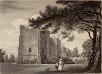 An illustration from Antiquities of Great Britain, : illustrated in views of monasteries, castles, and churches, now existing. (1807)