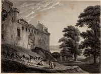 An illustration from Antiquities of Great Britain, : illustrated in views of monasteries, castles, and churches, now existing. (1807)