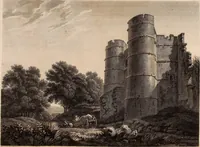 An illustration from Antiquities of Great Britain, : illustrated in views of monasteries, castles, and churches, now existing. (1807)