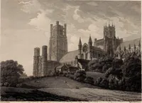 An illustration from Antiquities of Great Britain, : illustrated in views of monasteries, castles, and churches, now existing. (1807)
