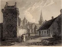 An illustration from Antiquities of Great Britain, : illustrated in views of monasteries, castles, and churches, now existing. (1807)