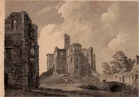 An illustration from Antiquities of Great Britain, : illustrated in views of monasteries, castles, and churches, now existing. (1807)