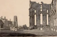 An illustration from Antiquities of Great Britain, : illustrated in views of monasteries, castles, and churches, now existing. (1807)